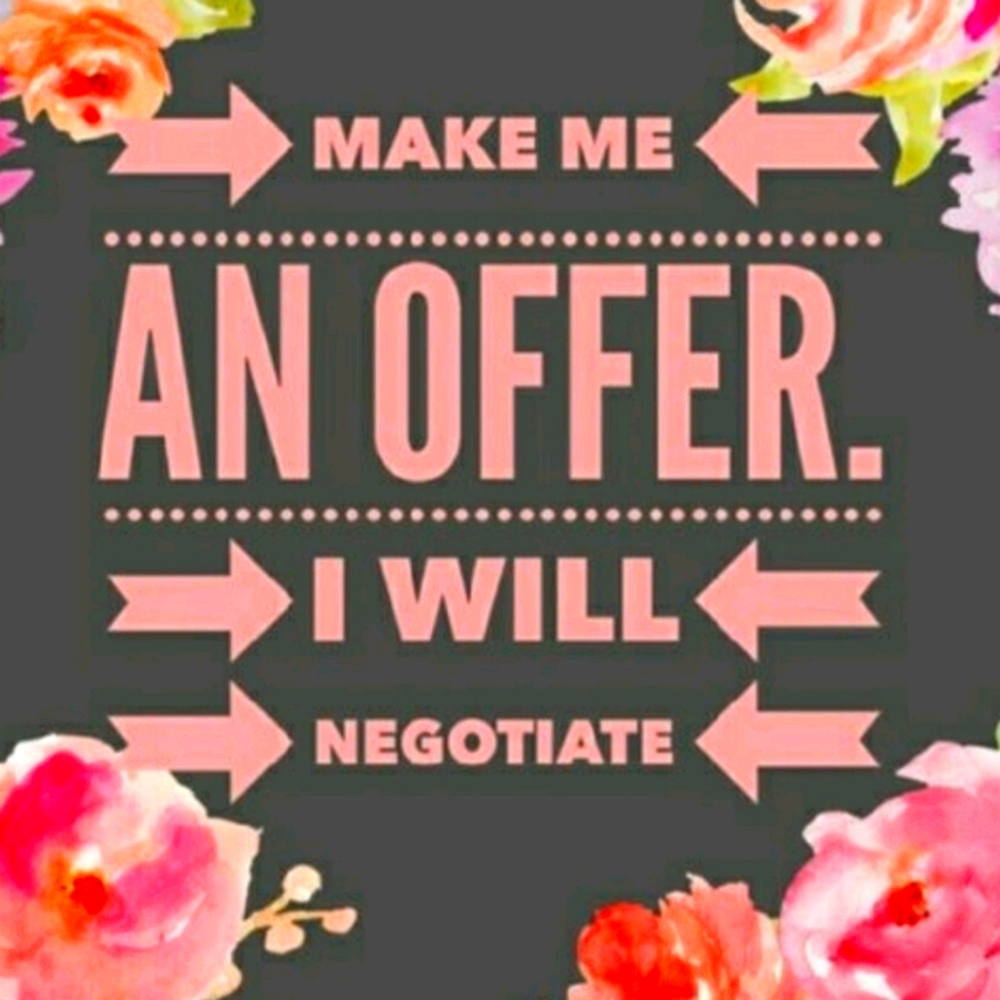 I like offers!!! 🖤🖤🖤